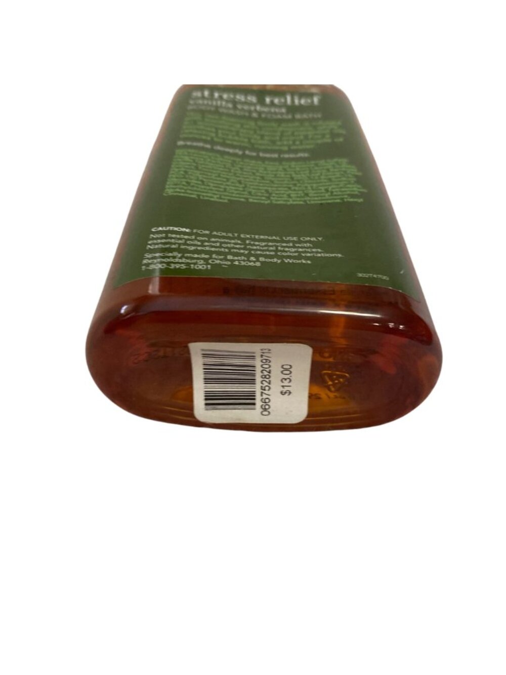 Bath & Body Works Vanilla Verbena Body Wash & Foam Bath 10 oz Stress Relief NEW - Picture 3 of 4
